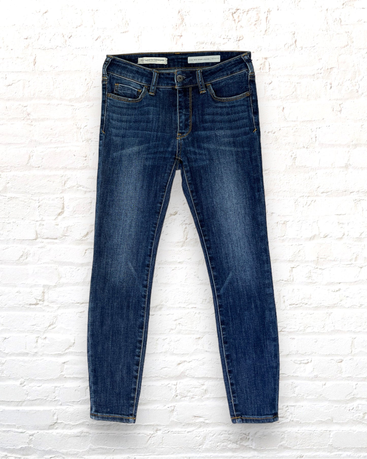 Pilcro and the Letterpress / High-Rise Denim Leggings / 26Px26