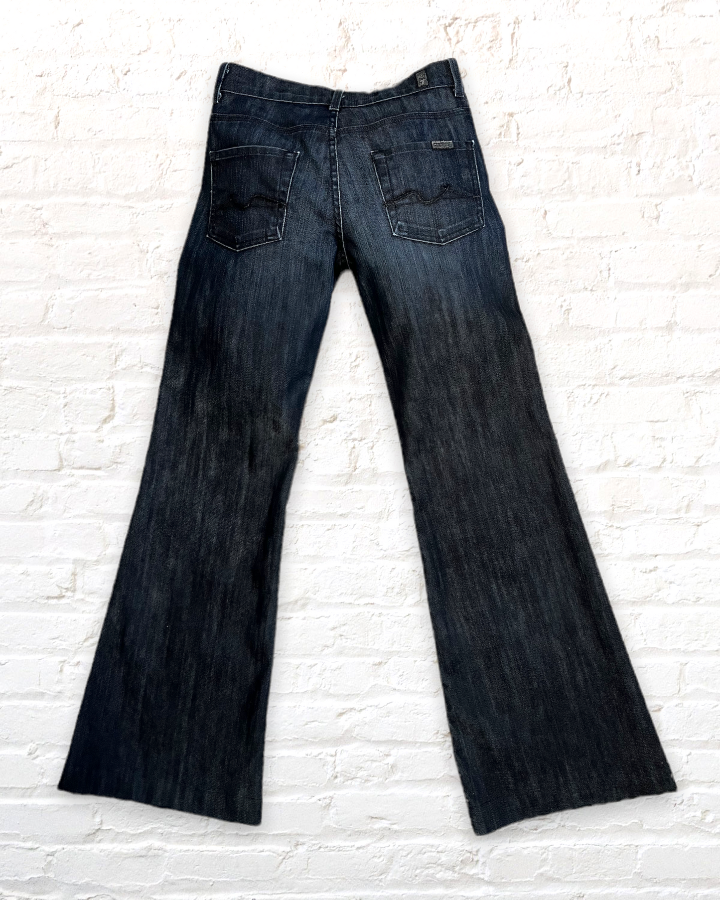 7 for all Mankind / Ginger / Wide Leg Flare / 25x31